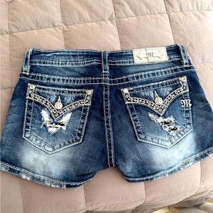 Miss Me size 28 embellished shorts